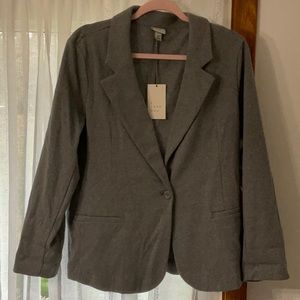 A New Day Grey Cotton Blazer